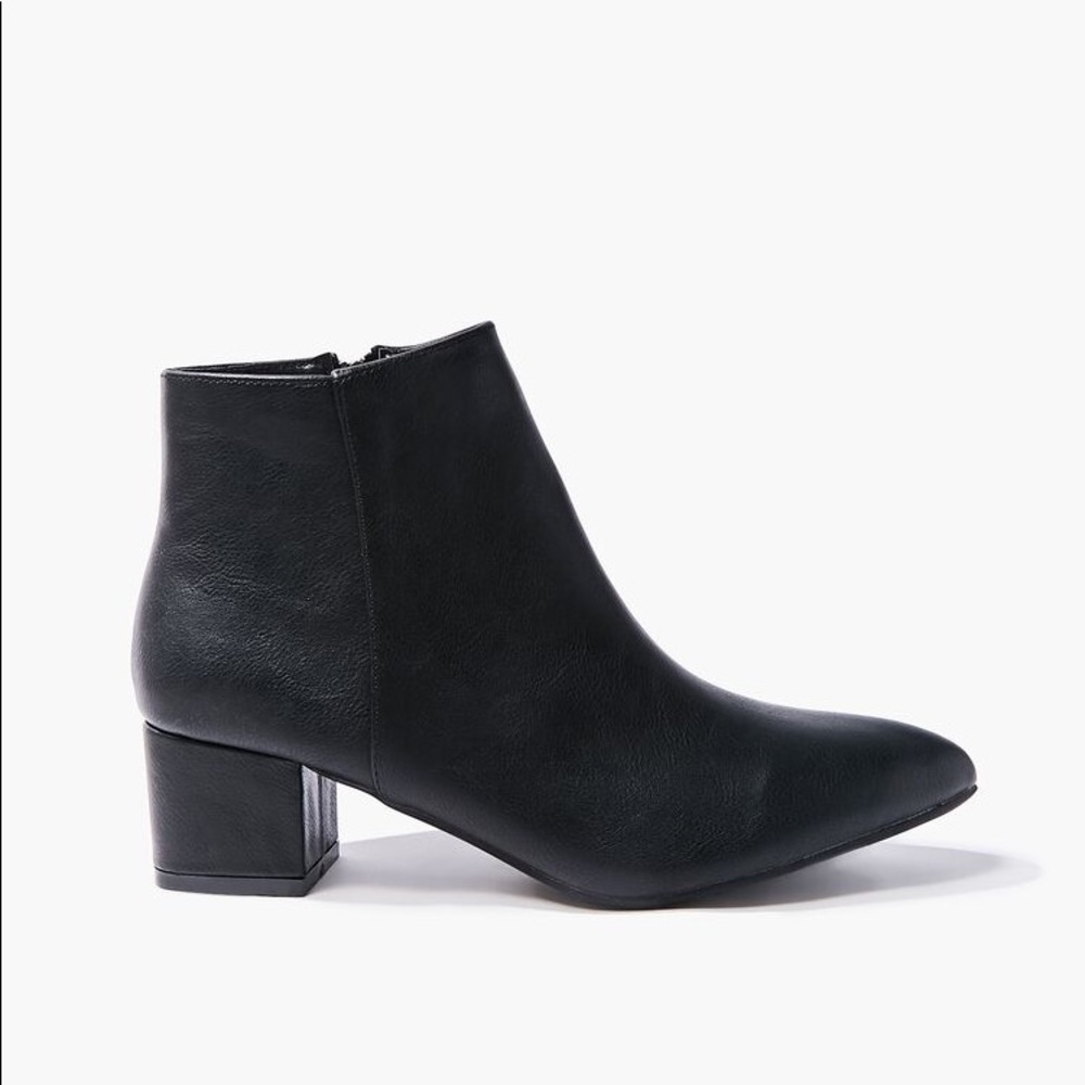 Black ankle booties